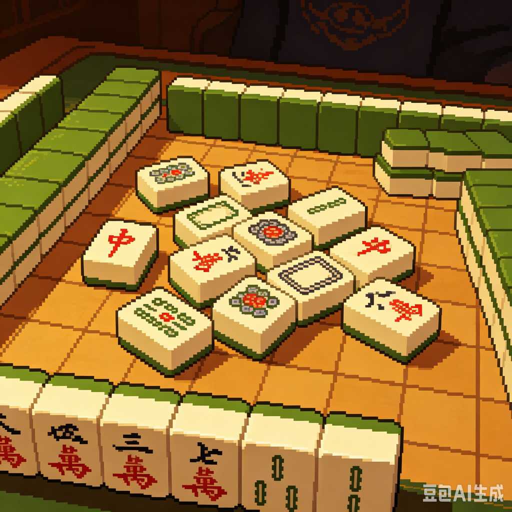 smooth print surface mahjong tiles