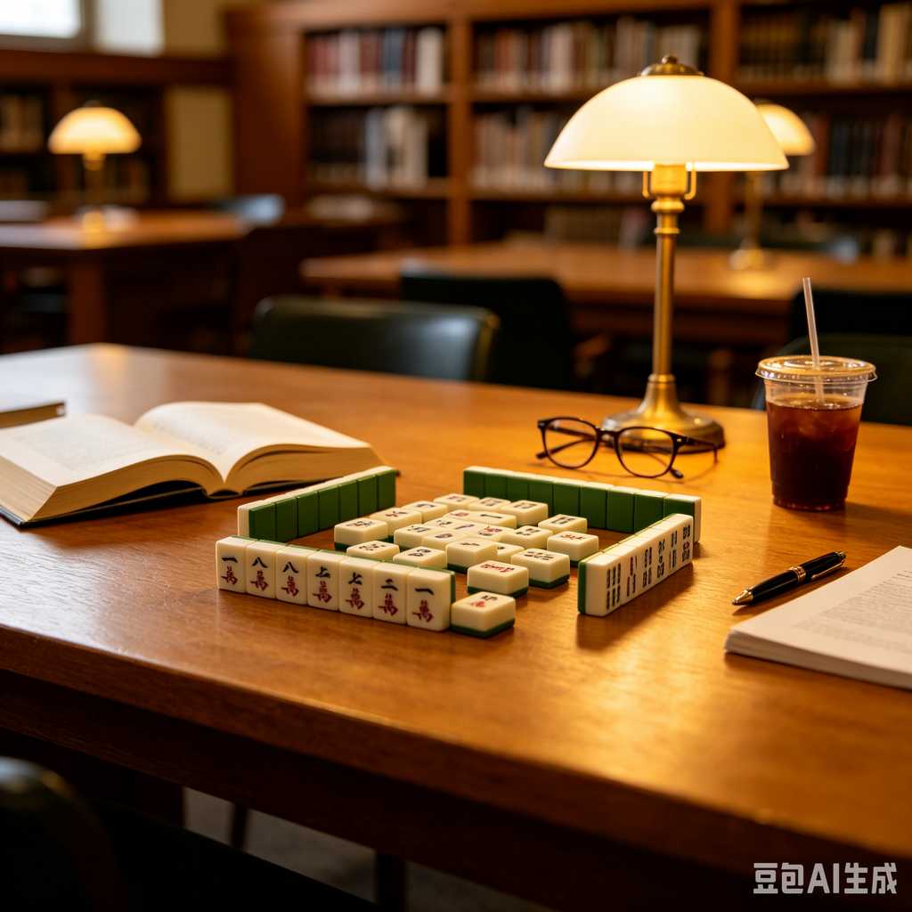 stylish text mahjong set
