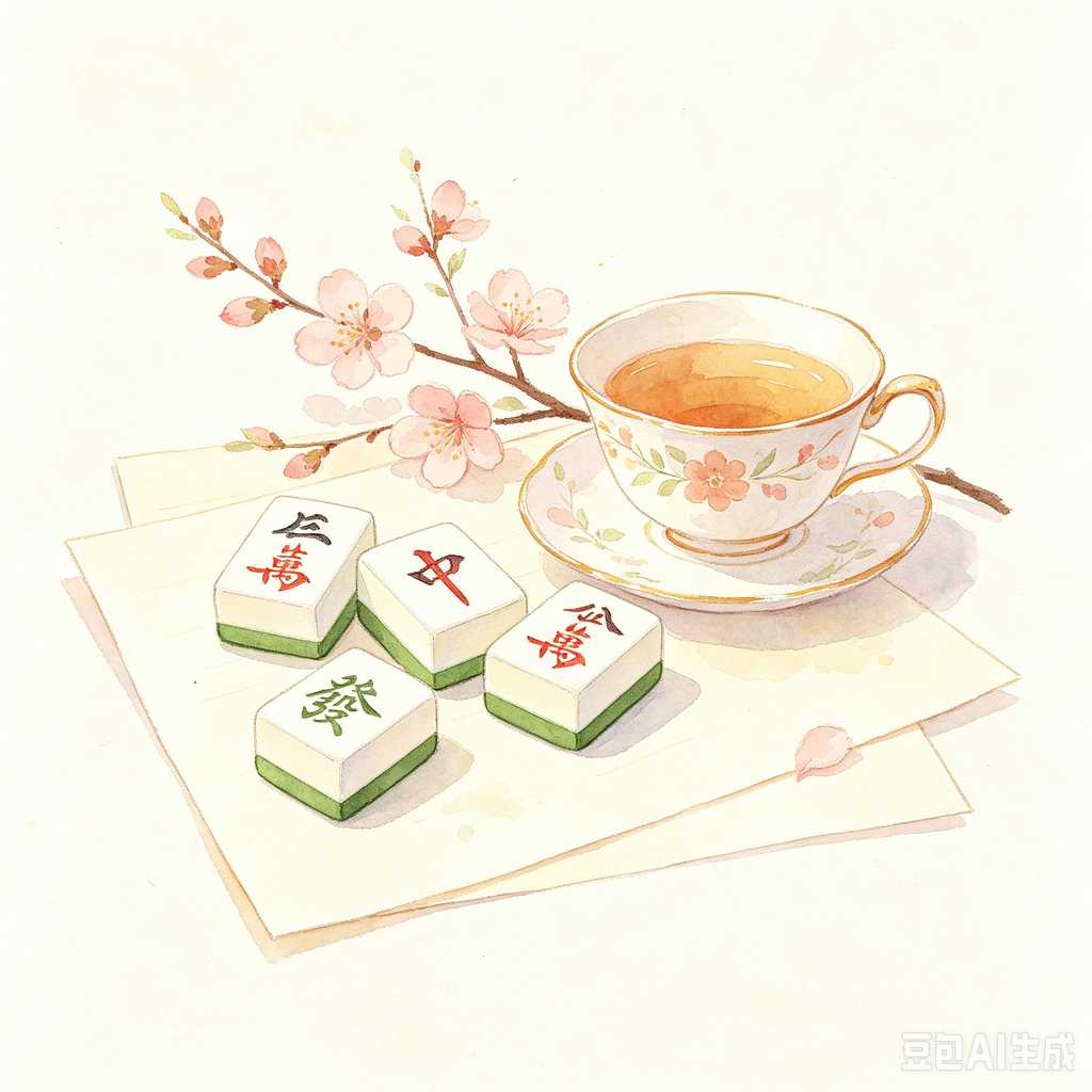 board game night mahjong set